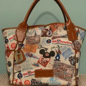 Disney word Dooney and Burke tote